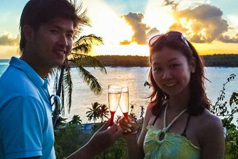 Romantic sunset tour